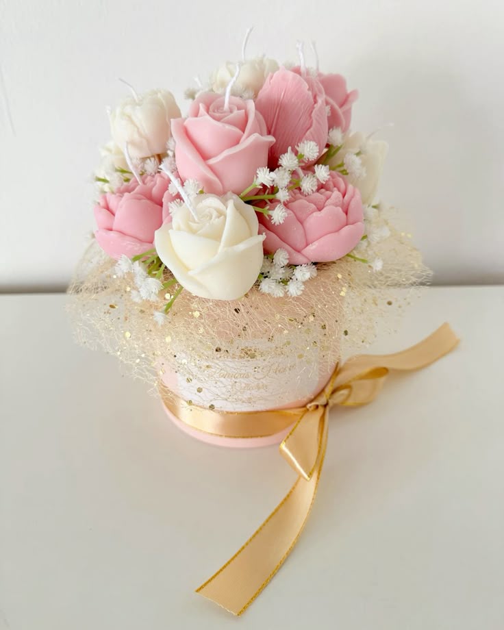 FLOWER SCENTED CANDLE BOUQUET